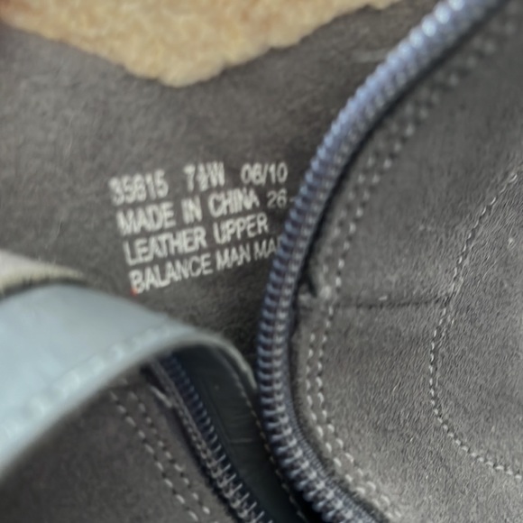 Clarks Angie Madi Women's Bendables Winter Boot Gray Suede Style #35615 size 7.5 - Picture 5 of 6